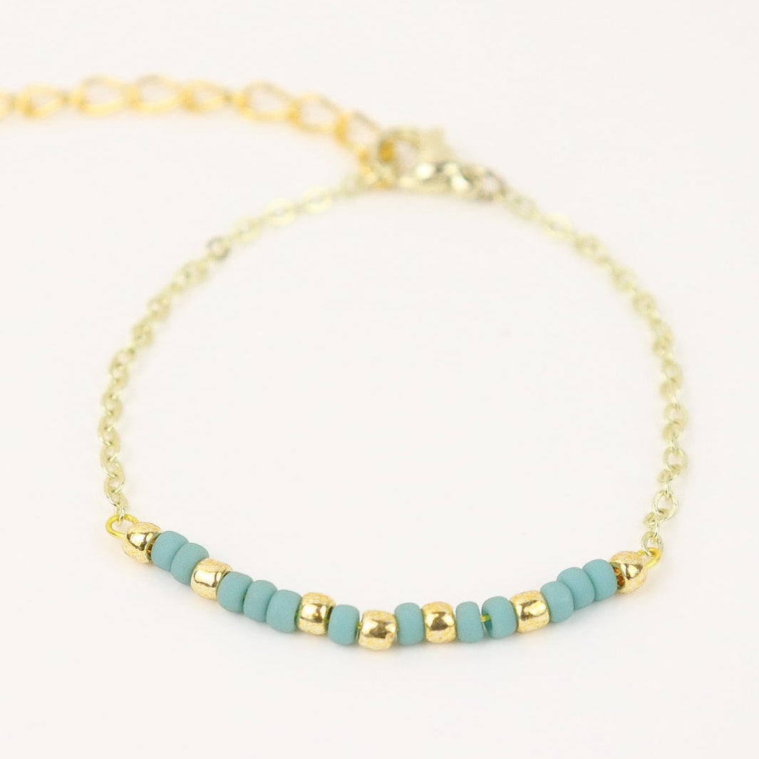 BIKINI BLING GOLD CHAIN BRACELET