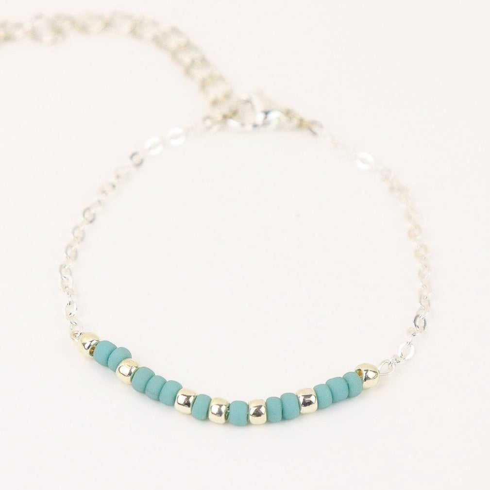 BIKINI BLING SILVER CHAIN BRACELET