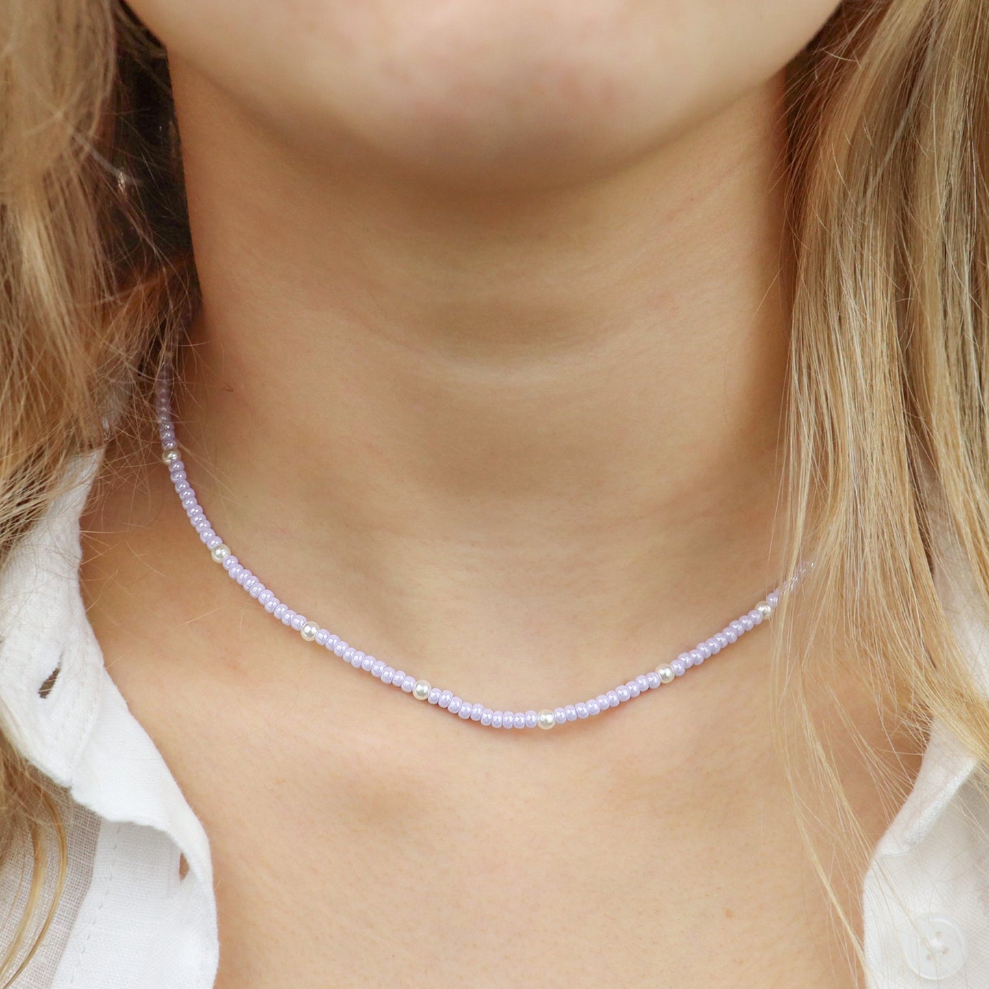 PERI PEARL BEADED NECKLACE