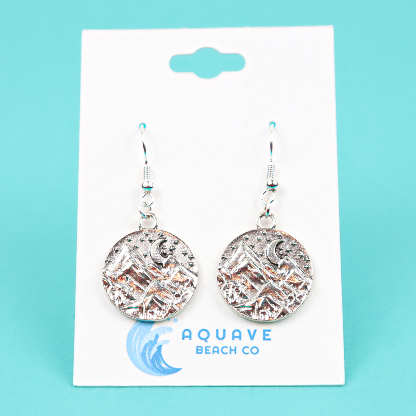 mountain landscape earrings