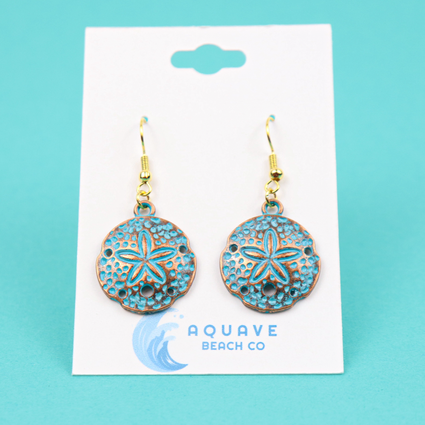 sand dollar earrings