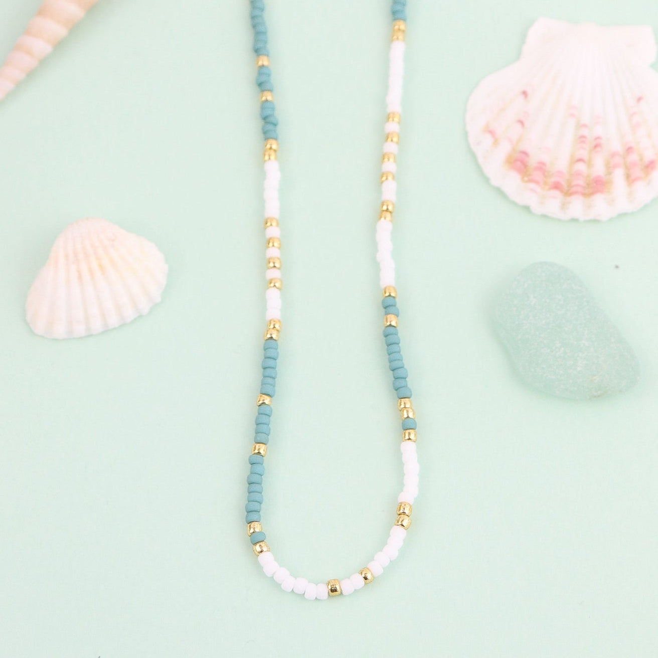 BIKINI BLING GOLD NECKLACE
