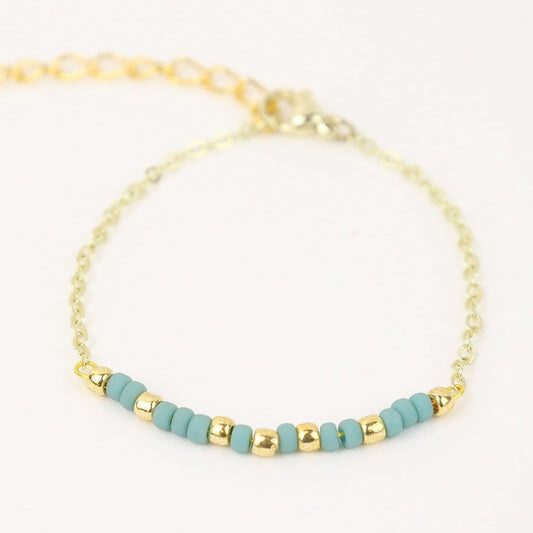 BIKINI BLING GOLD CHAIN BRACELET