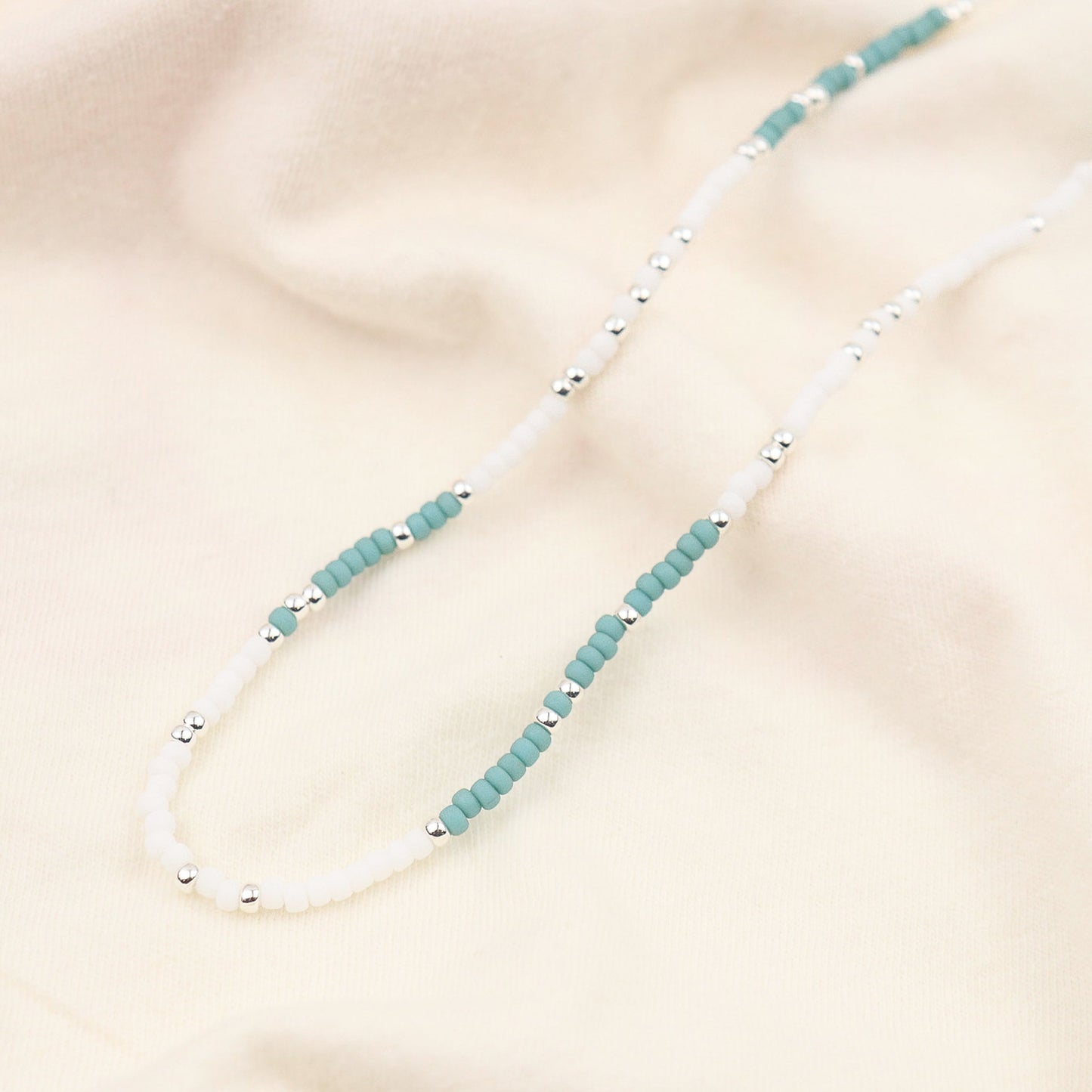 BIKINI BLING SILVER NECKLACE