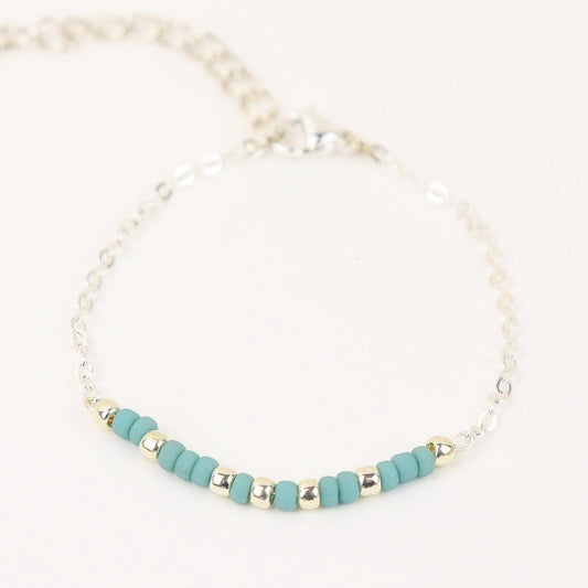 BIKINI BLING SILVER CHAIN BRACELET