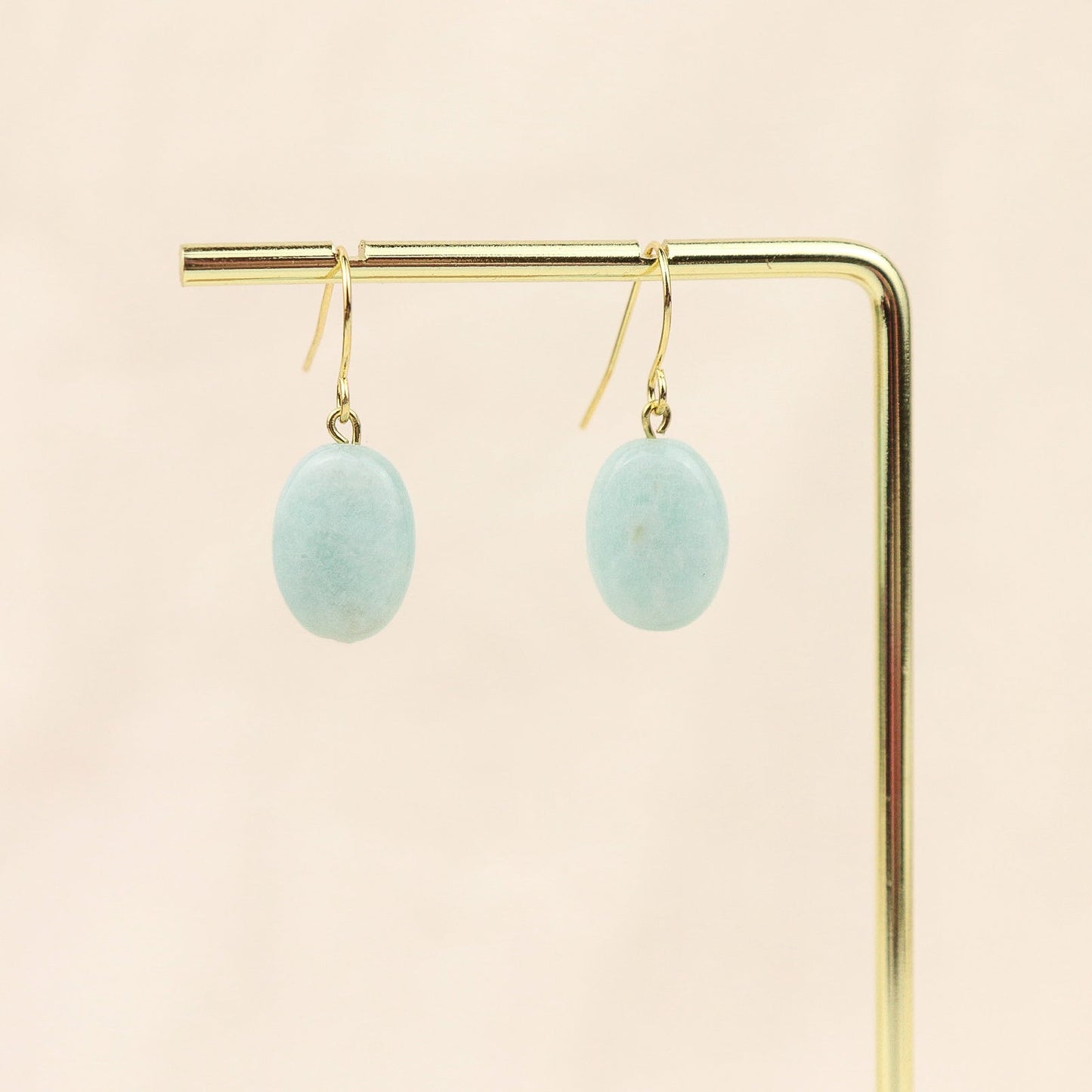 OCEAN OVAL EARRINGS