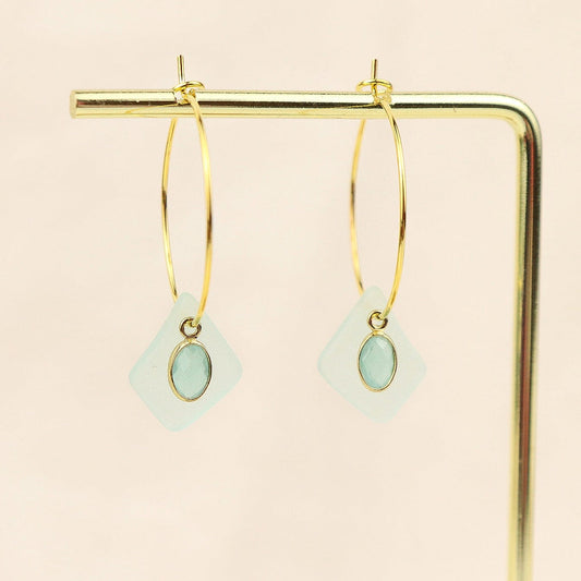 GLASS GLOW EARRINGS