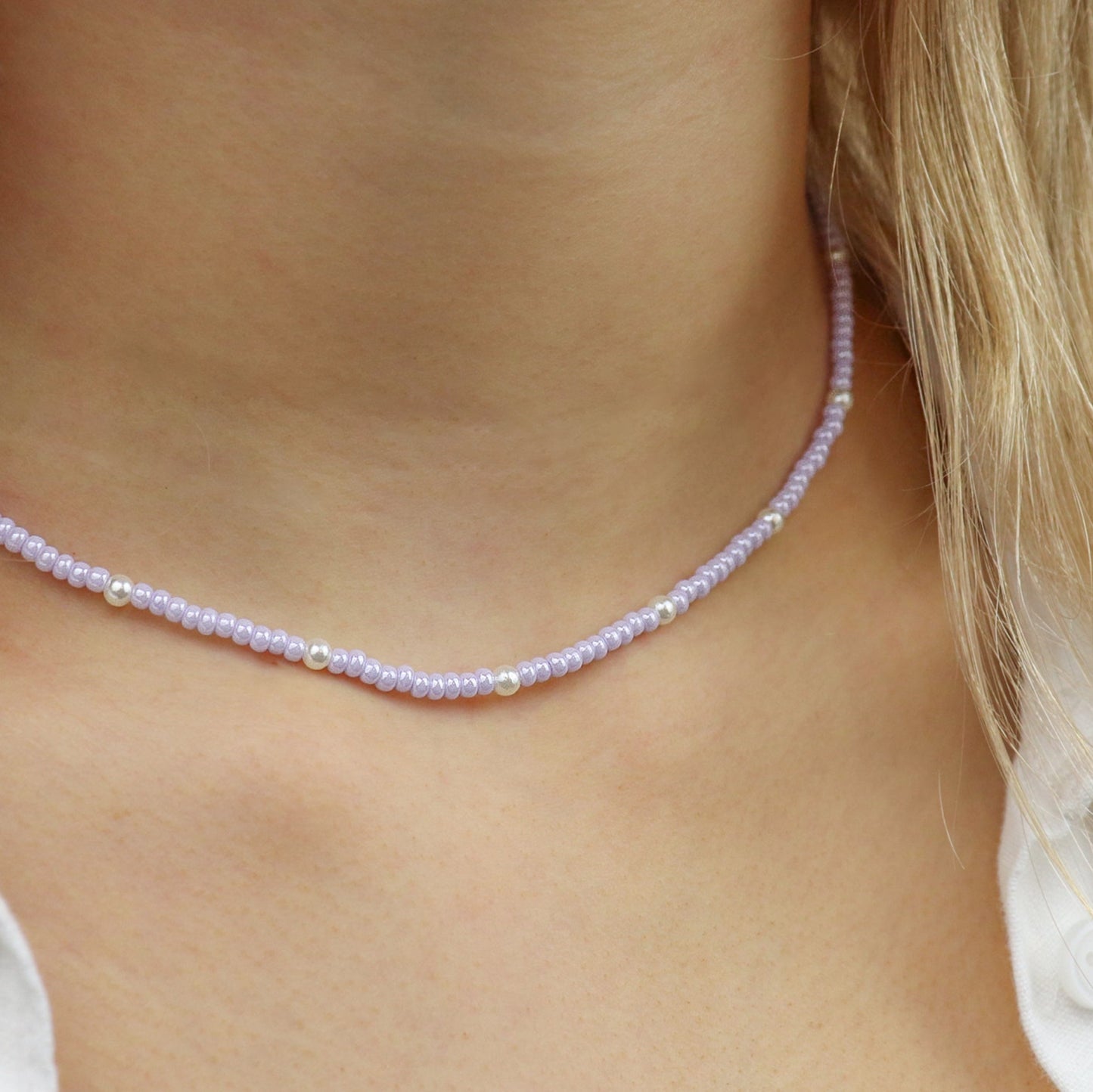 PERI PEARL BEADED NECKLACE