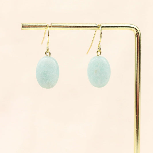 OCEAN OVAL EARRINGS