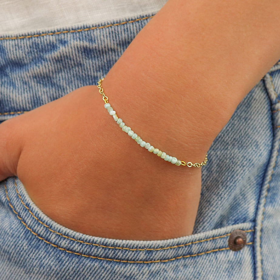 TURQUOISE TIDE CHAIN BRACELET