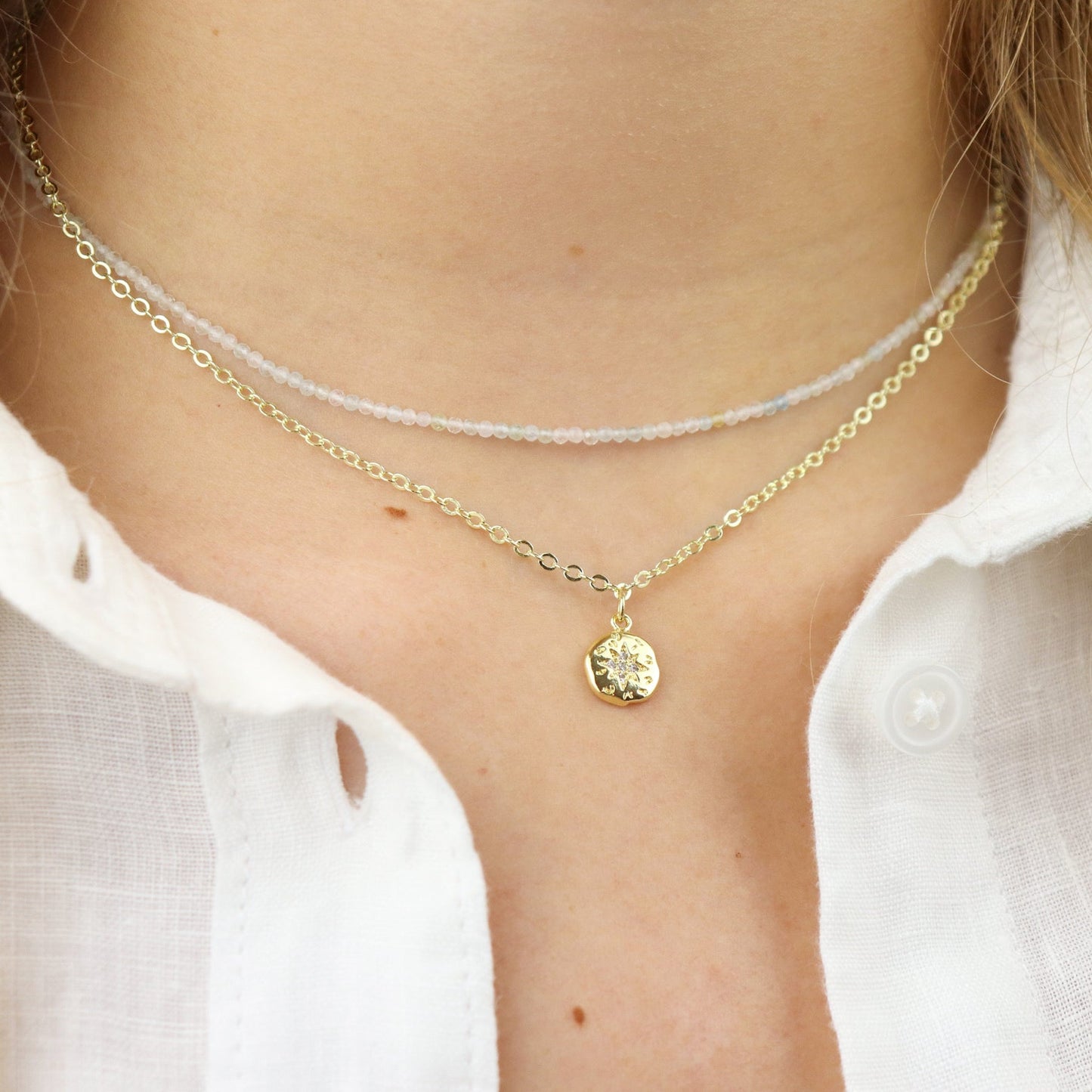 WATERCOLOR SEA NECKLACE